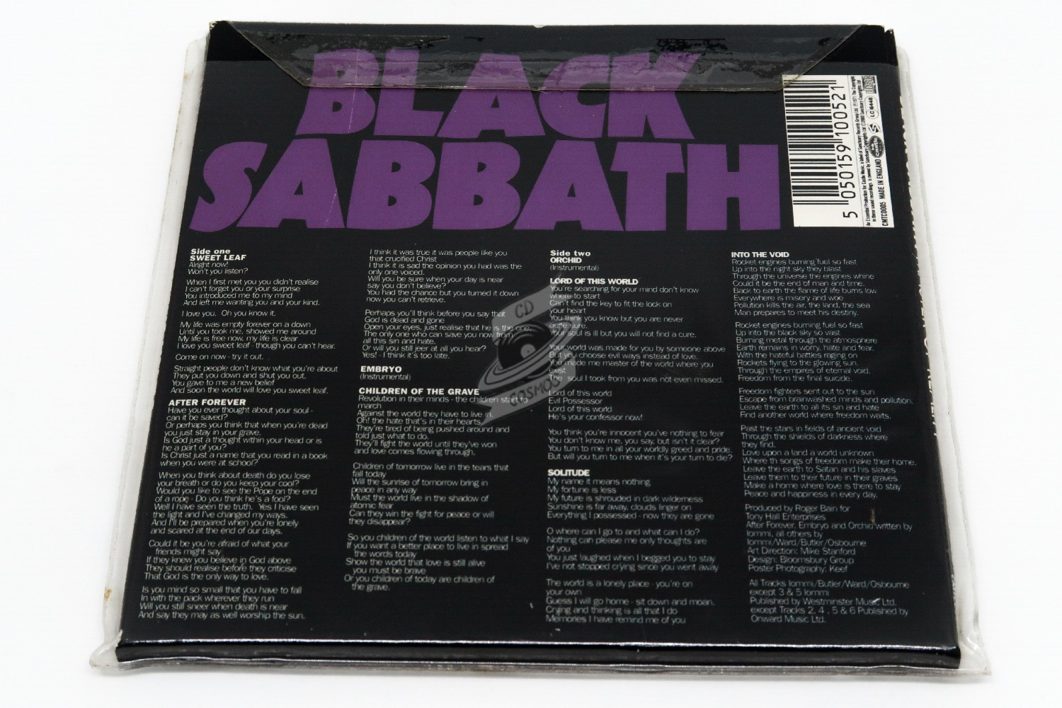 Black Sabbath - Master Of Reality - cdcosmos