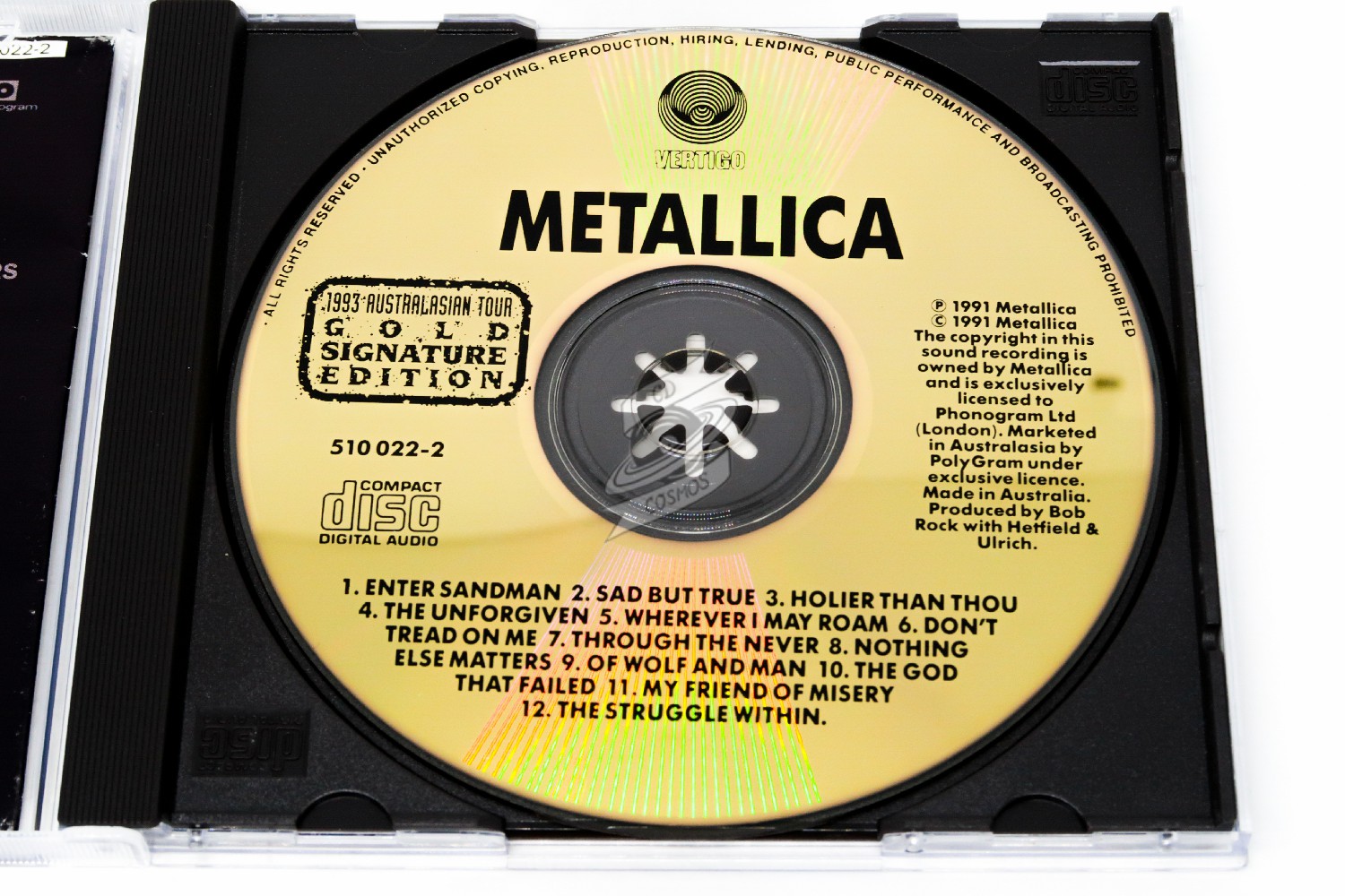 metallica 1993 tour dates