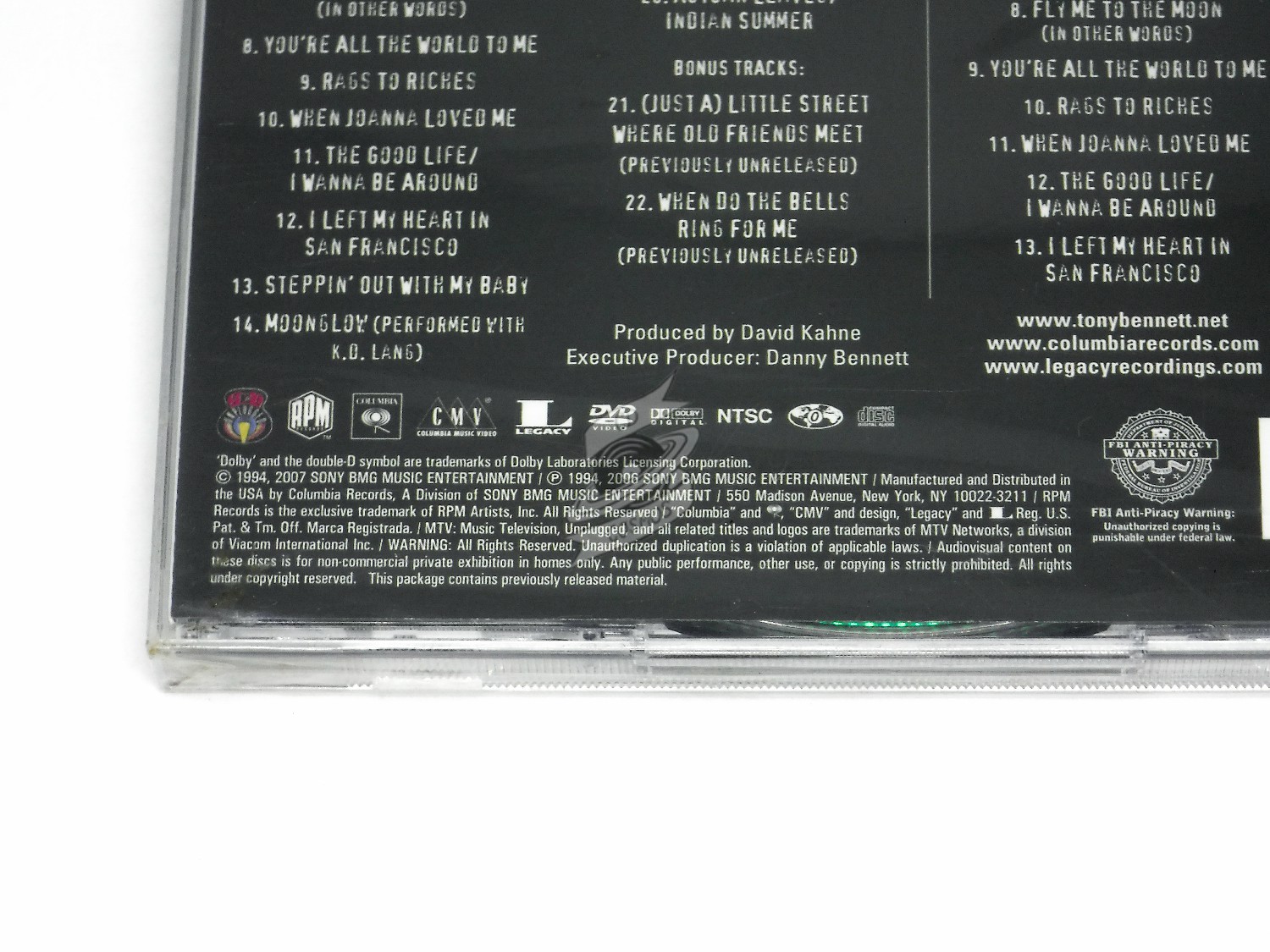Tony Bennett - MTV Unplugged - cdcosmos