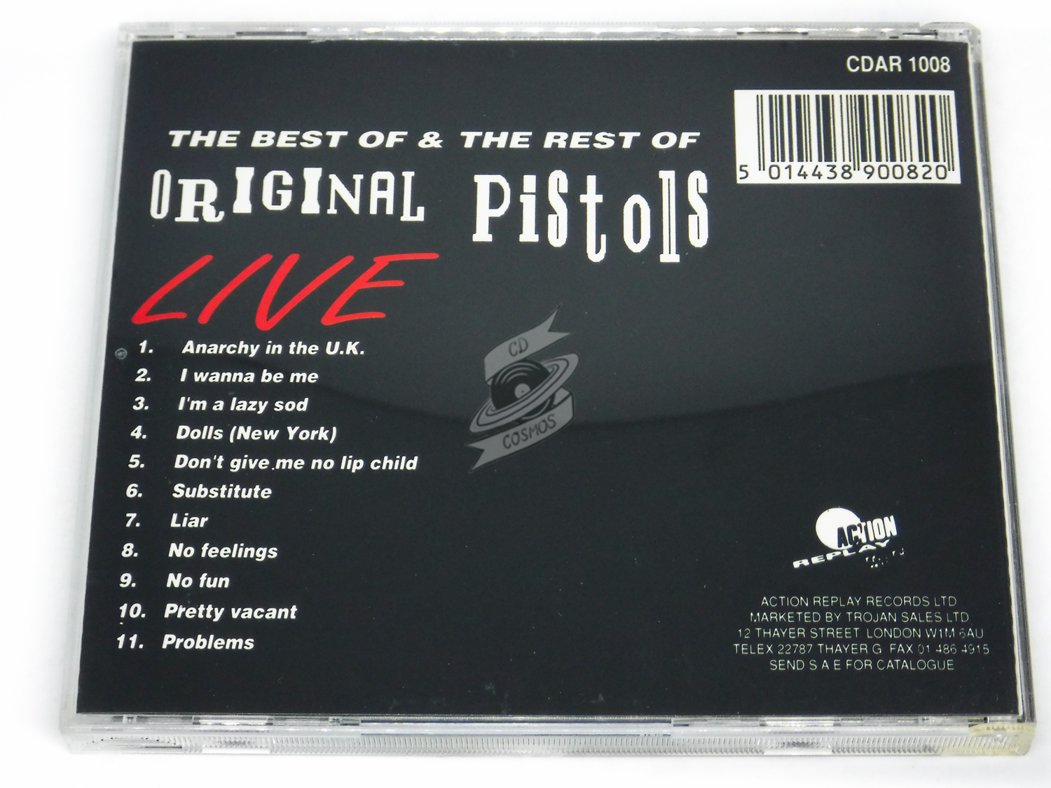 Sex Pistols The Best Of And The Rest Of Original Pistols Live Cdcosmos