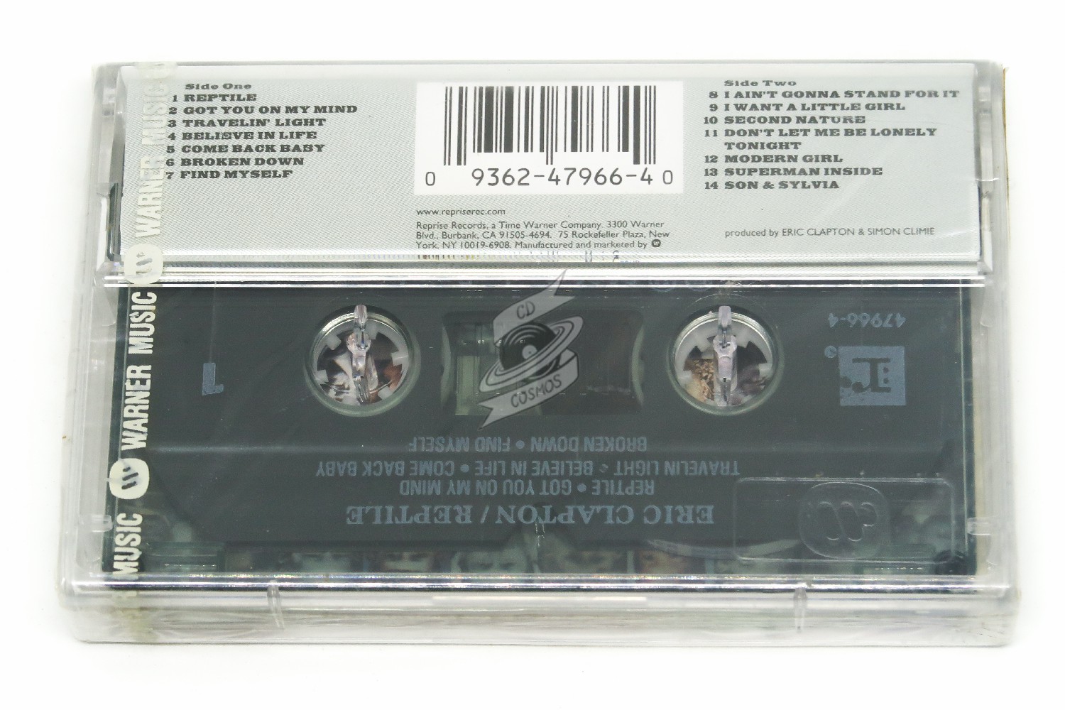 Eric Clapton - Pretending - Audio Cassette Single - 1989 Reprise Records