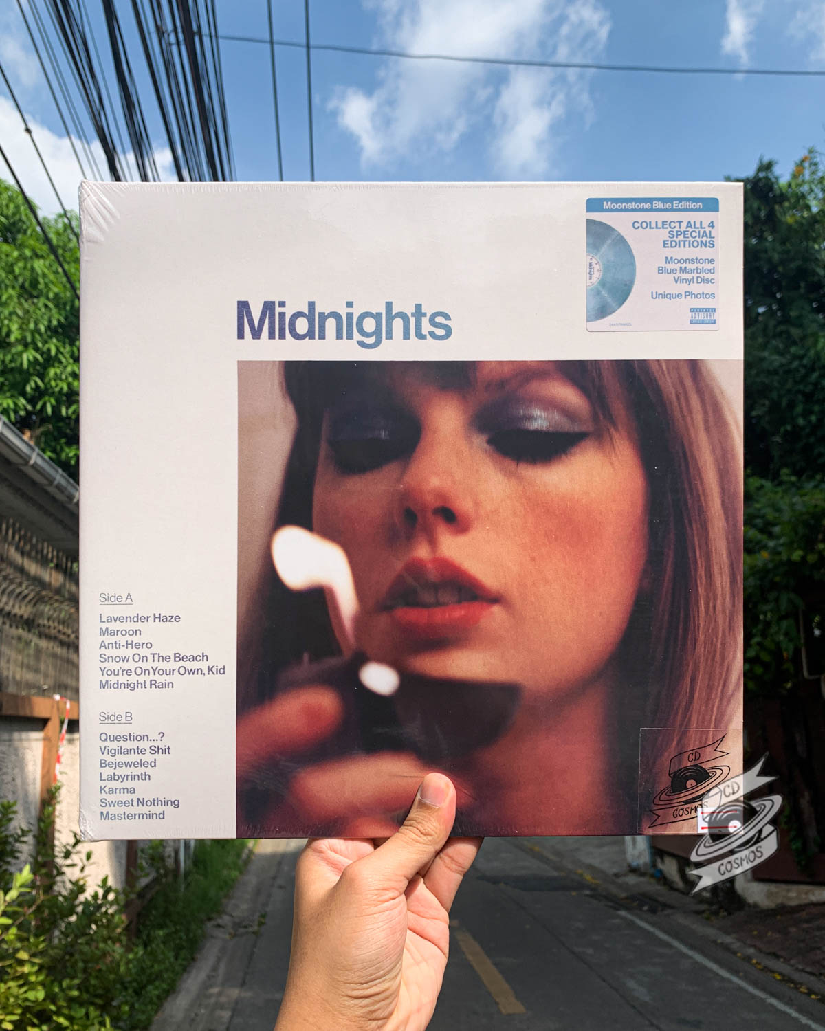 Midnights: Moonstone Blue Edition - Vinilo –